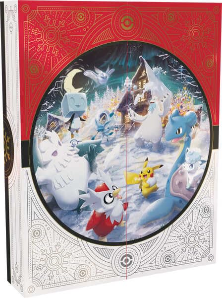 TCG: Holiday Calendar (8 Foil Promo Cards, 6 Booster Packs & more), for ages 6+