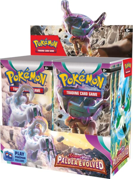 Pokemon TCG Scarlet & Violet Paldea Evolved Set Booster Pack Box Asst 36 x 10PK