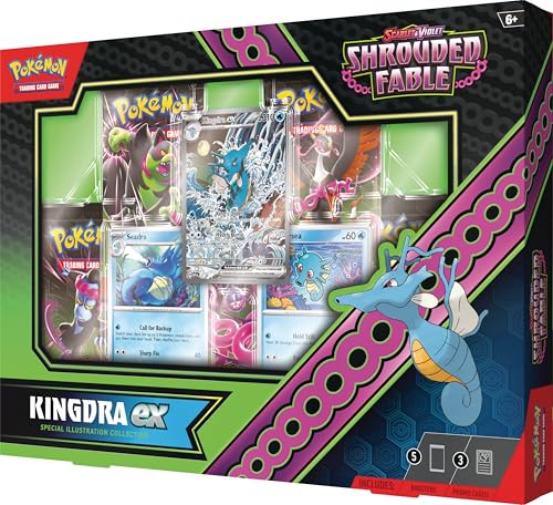 POKEMON TCG: SCARLET AND VIOLET: SHROUDED FABLE KINGDRA EX SPECIAL ILLUSTRATION COLLECTION