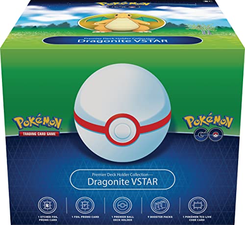 Pokémon TCG: Pokémon GO Premier Deck Holder Collection Dragonite VSTAR …