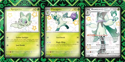 POKEMON TCG: Scarlet and Violet: PALDEAN Fates: POKEMON EX Premium Collection - Shiny Sprigatito