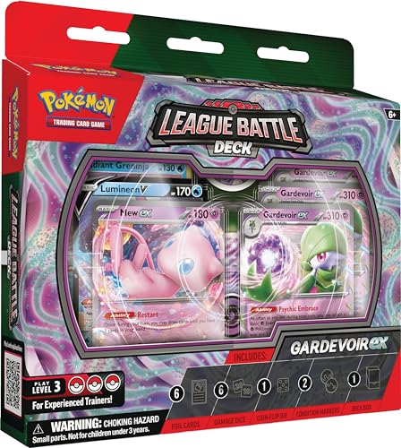 Pokemon TCG: Gardevoir ex League Battle Deck (1 Ready-to-Play 60-Card Deck Including Gardevoir ex and Mew ex)