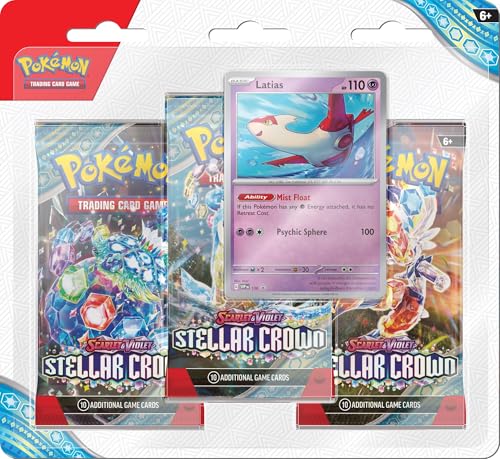 Pokemon Scarlet and Violet Stellar Crown 3-Pack Blister