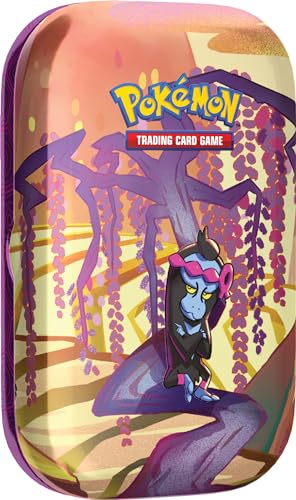 Pokemon TCG: Scarlet & Violet - Shrouded Fable Mini Tin  -  Munkidori (2 Booster Packs & 1 Sticker Sheet)