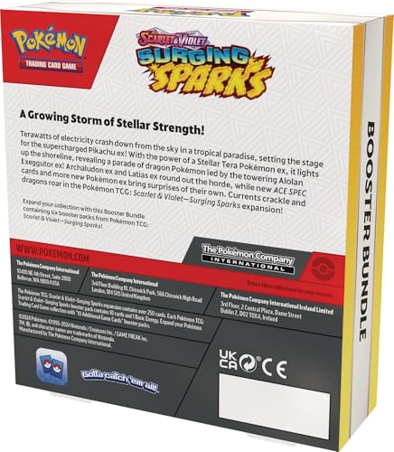 Pokémon TCG: Scarlet & Violet - Surging Sparks Booster Bundle