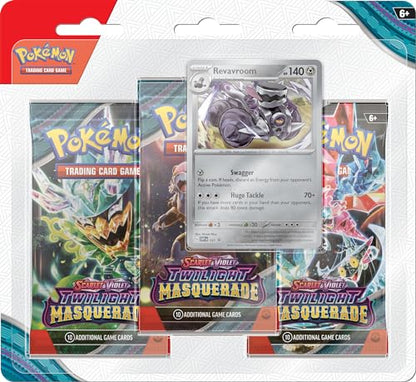 Pokémon TCG: Scarlet & Violet—Twilight Masquerade Three-Booster Blister - Random Character