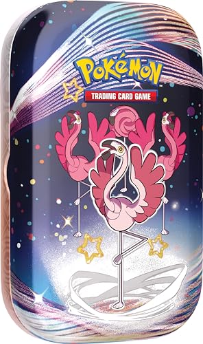 Pokemon TCG: Scarlet & Violet - Paldean Fates Mini Tin  -  Flamigo (2 Booster Packs, 1 Sticker & 1 Art Card)