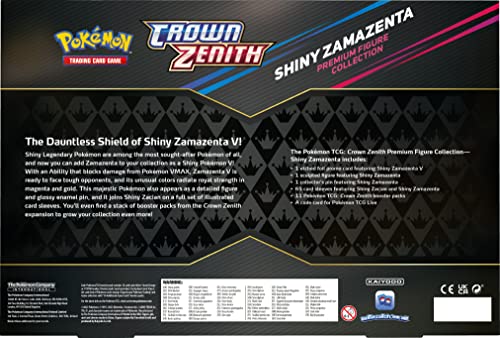 Pokemon Crown Zenith Shiny Zamazenta Premium Figure Collection