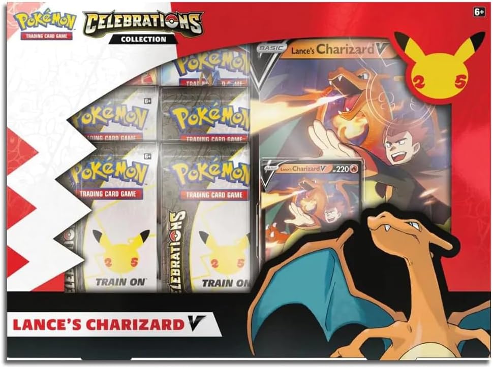 Pokemon Celebrations Collection Lances Charizard V Trading Card Game