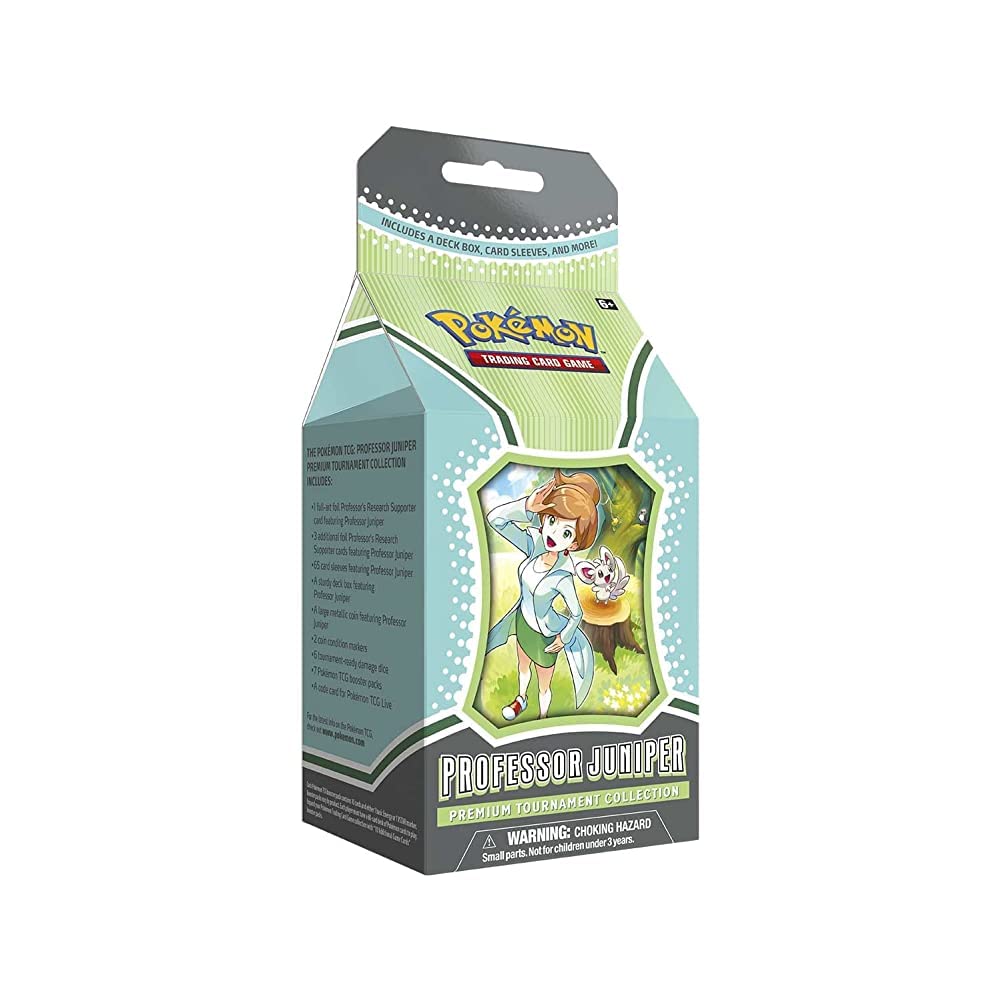 Pokemon TCG: Professor Juniper Premium Tournament Collection (1 Full-Art Foil Card, 3 Foil Cards & 7 Boosters)