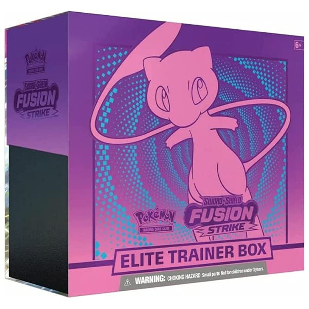 Pokemon | Sword & Shield 8 Fusion Strike: Elite Trainer Box | Card Game | Ages 6+ | 2 Players | 10+ Minutes Playing Time