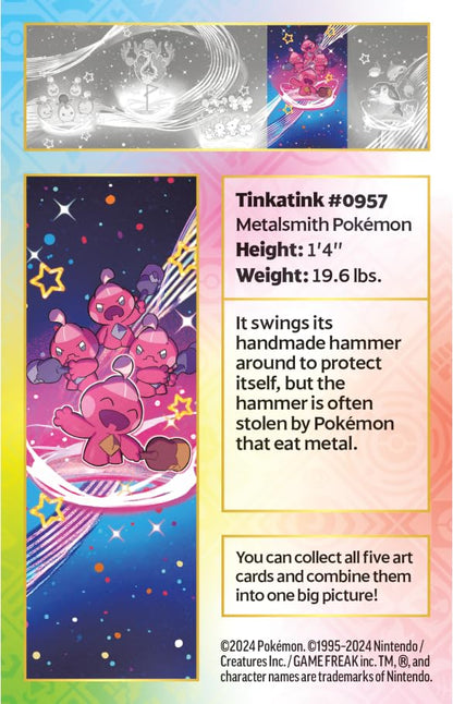 TCG: Scarlet & Violet - Paldean Fates Mini Tin - Tinkatink (2 Booster Packs, 1 Sticker & 1 Art Card)