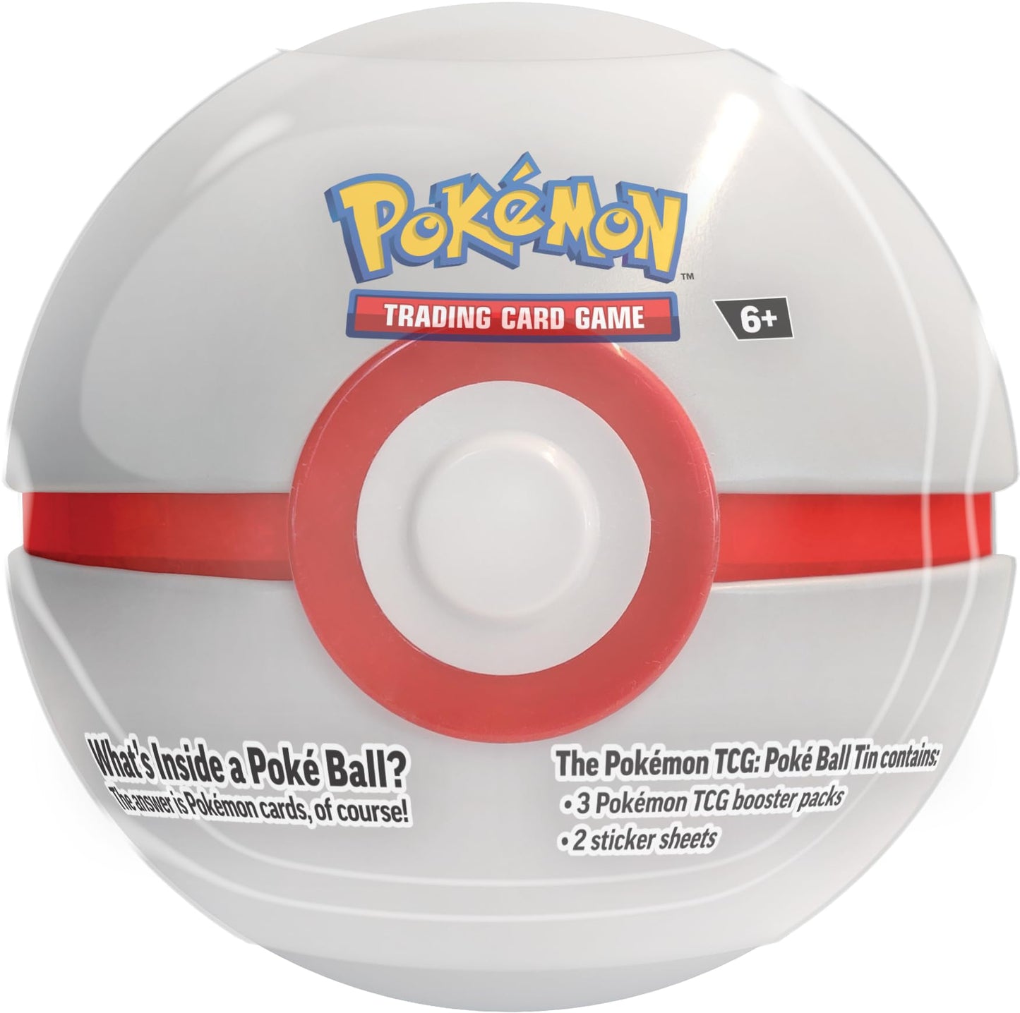 Pokémon TCG: Poké Ball Tin Bundle - Poké Ball, Lure Ball & Premier Ball (9 TCG Booster Packs, 7 Sticker Sheets)