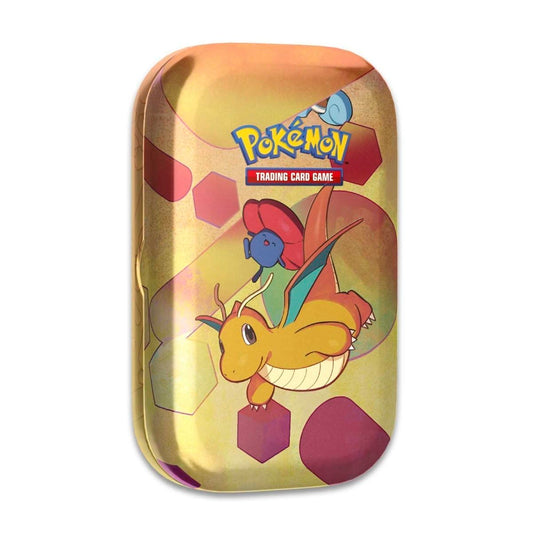 Pokemon TCG: Scarlet & Violet - 151 Mini Tin  -  Dragonite and Vileplume (2 Booster Packs, 1 Coin & 1 Art Card)