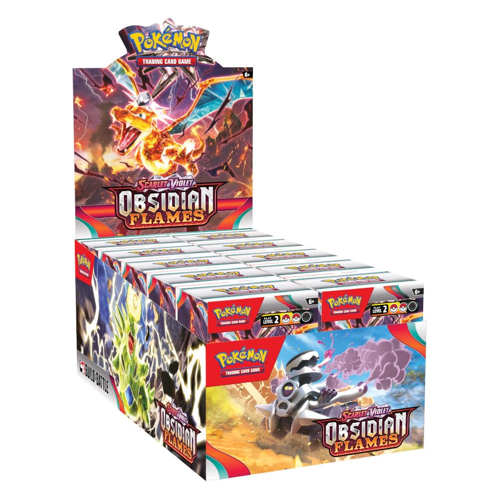 Pokemon Scarlet & Violet 3 Obsidian Flames Build & Battle Box