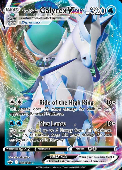 Pokemon Cards: Ice Rider Calyrex VMAX League Battle Deck