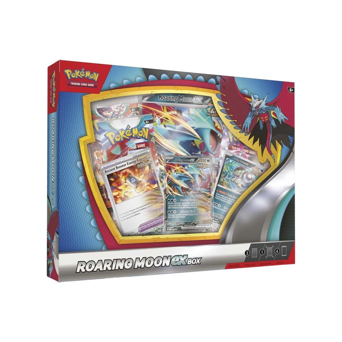 Pokemon TCG: Roaring Moon or Iron Valiant ex Box (One at Random)