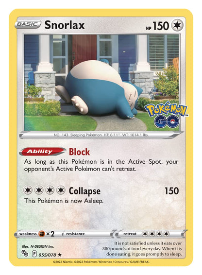 TCG GO Snorlax V Tin