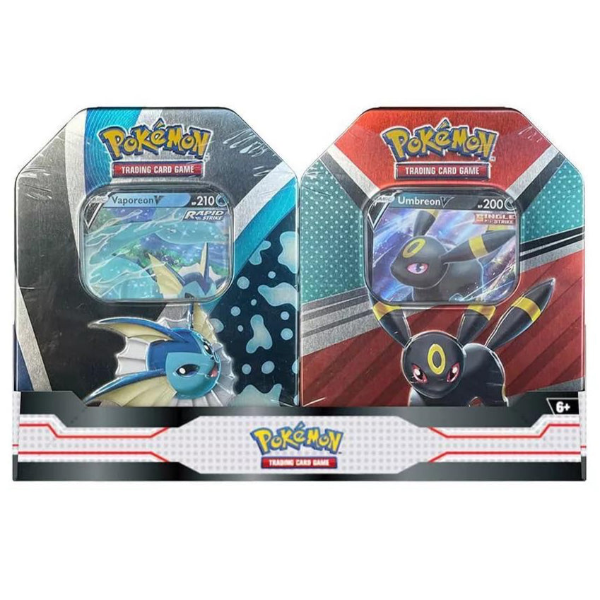 2023 POK Vaporeon Umbreon Tin Bundle