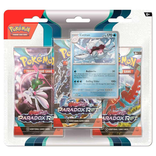 Pokemon TCG: Paradox Rift - 3-Pack Blister | Cetitan