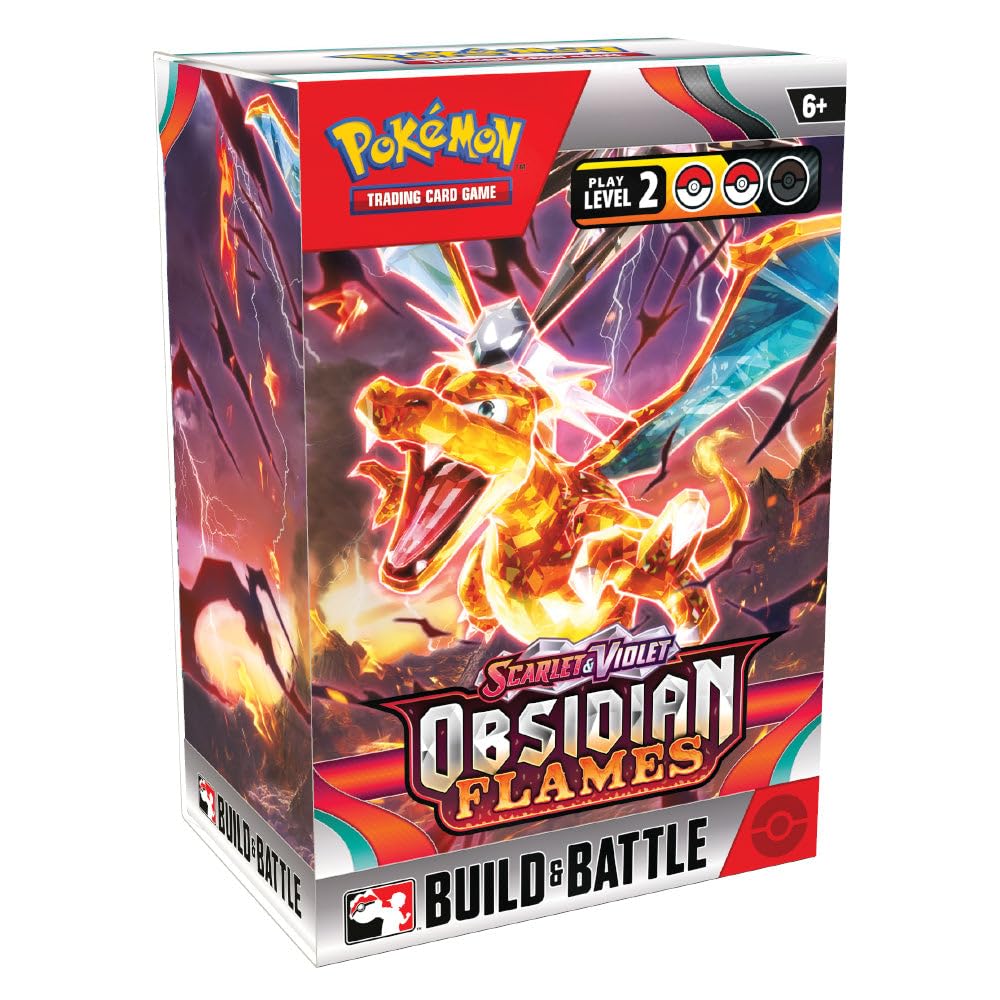 Pokemon Scarlet & Violet 3 Obsidian Flames Build & Battle Box