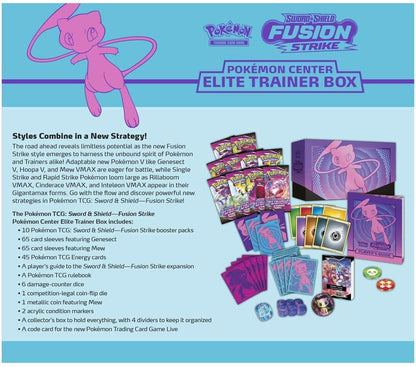 POKEMON TCG Sword and Shield - Fusion Strike Elite Trainer Box (ETB)