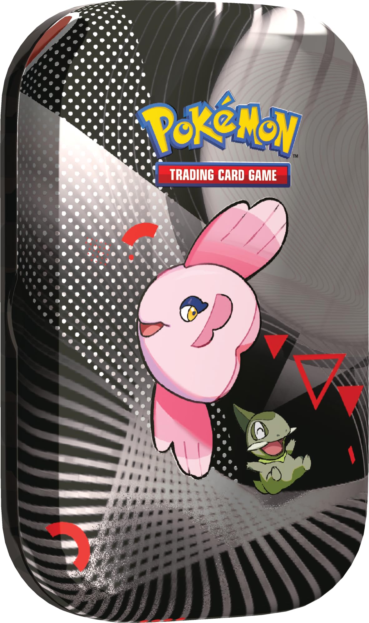 Pokémon TCG: Unova Mini Tin – Alomomola & Axew (2 Booster Packs & 1 Sticker Card)