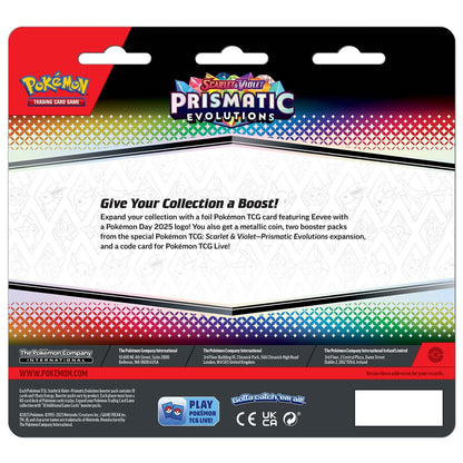 Pokemon TCG Scarlet & Violet 8.5 Prismatic Evolutions 2-PK Blister