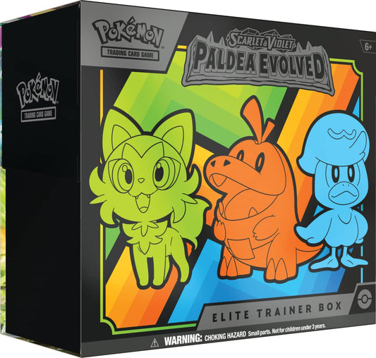 Pokemon TCG: Scarlet & Violet - Paldea Evolved Elite Trainer Box (9 Boosters & Premium Accessories)