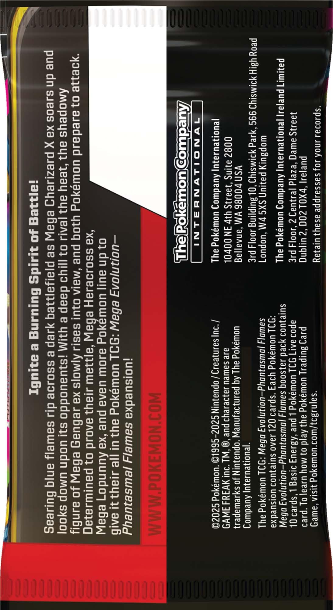 Pokemon TCG Mega Evolutions 2 Phantasmal Flames Booster Display