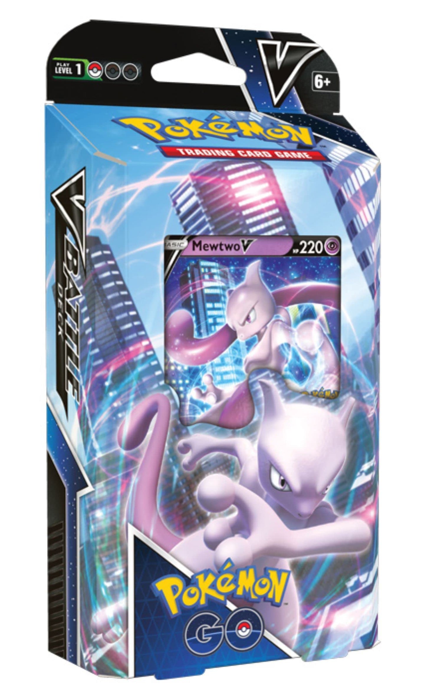 Mop Mob Pokemon Cards: Pokemon GO Mewtwo V Battle Deck Multicolor