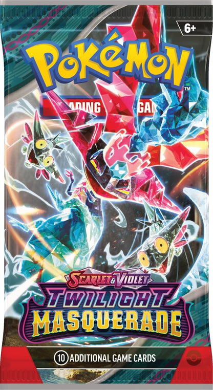 TCG: Scarlet & Violet - Twilight Masquerade 3-Pack Blister: Revavroom (3 Booster Packs & 1 Foil Promo Card)