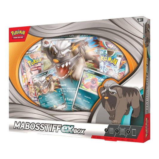 Pokemon TCG Mabosstiff Ex Box Trading Card Game Kids/Children Collectibles 6y+