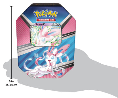 TCG: V Tin Heroes Sylveon (1 Foil Cards & 4 Booster Packs)