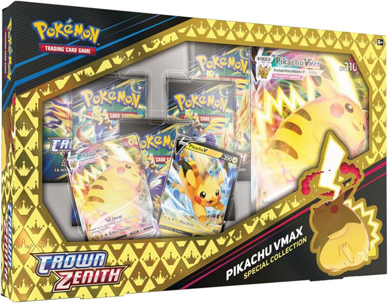 Pokemon Crown Zenith Pikachu VMAX Special Collection Trading Card Game