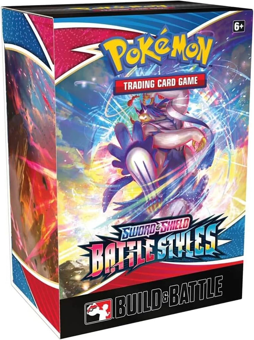 Pokemon TCG Build and Battle Kit Box - Sword Shield 05 Battle Styles - 4 Packs & Promos