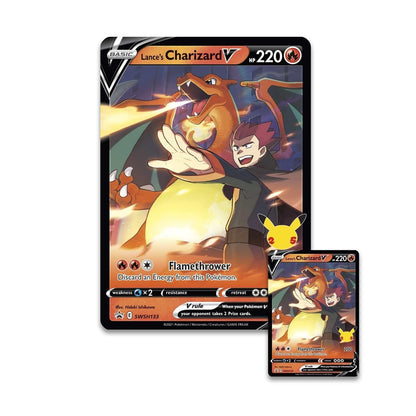 Pokemon Celebrations Collection Lances Charizard V Trading Card Game