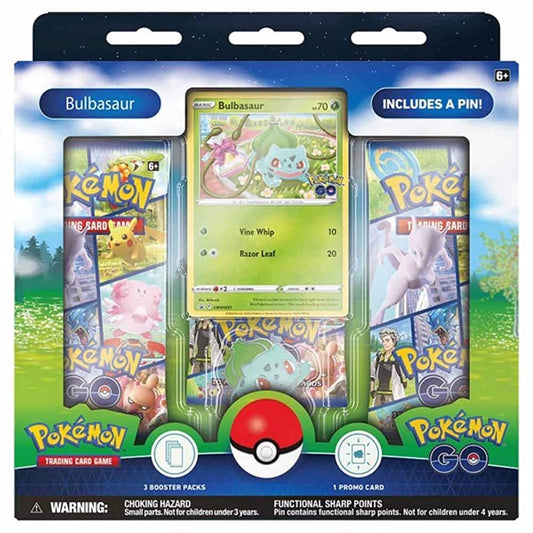 Pokèmon TCG: Go Pin Collection - Bulbasaur, Multi-color