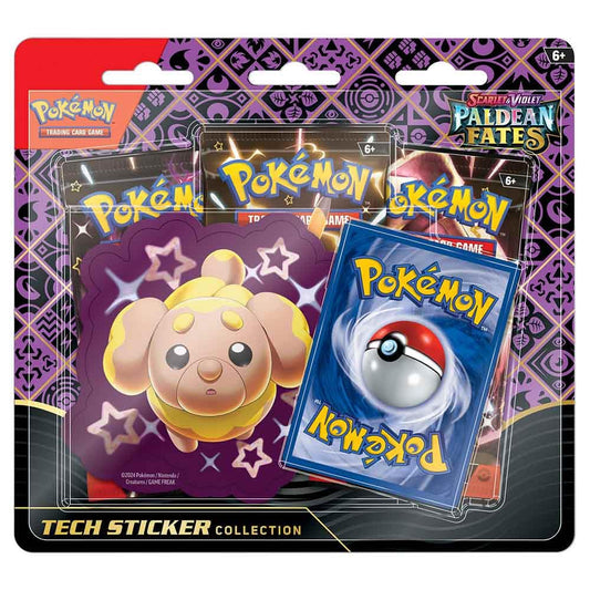 POKEMON TCG: Scarlet and Violet: PALDEAN Fates: TECH Sticker Collection - Shiny Fidough