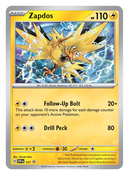 Pokémon TCG: Scarlet & Violet - Surging Sparks Three-Booster Zapdos