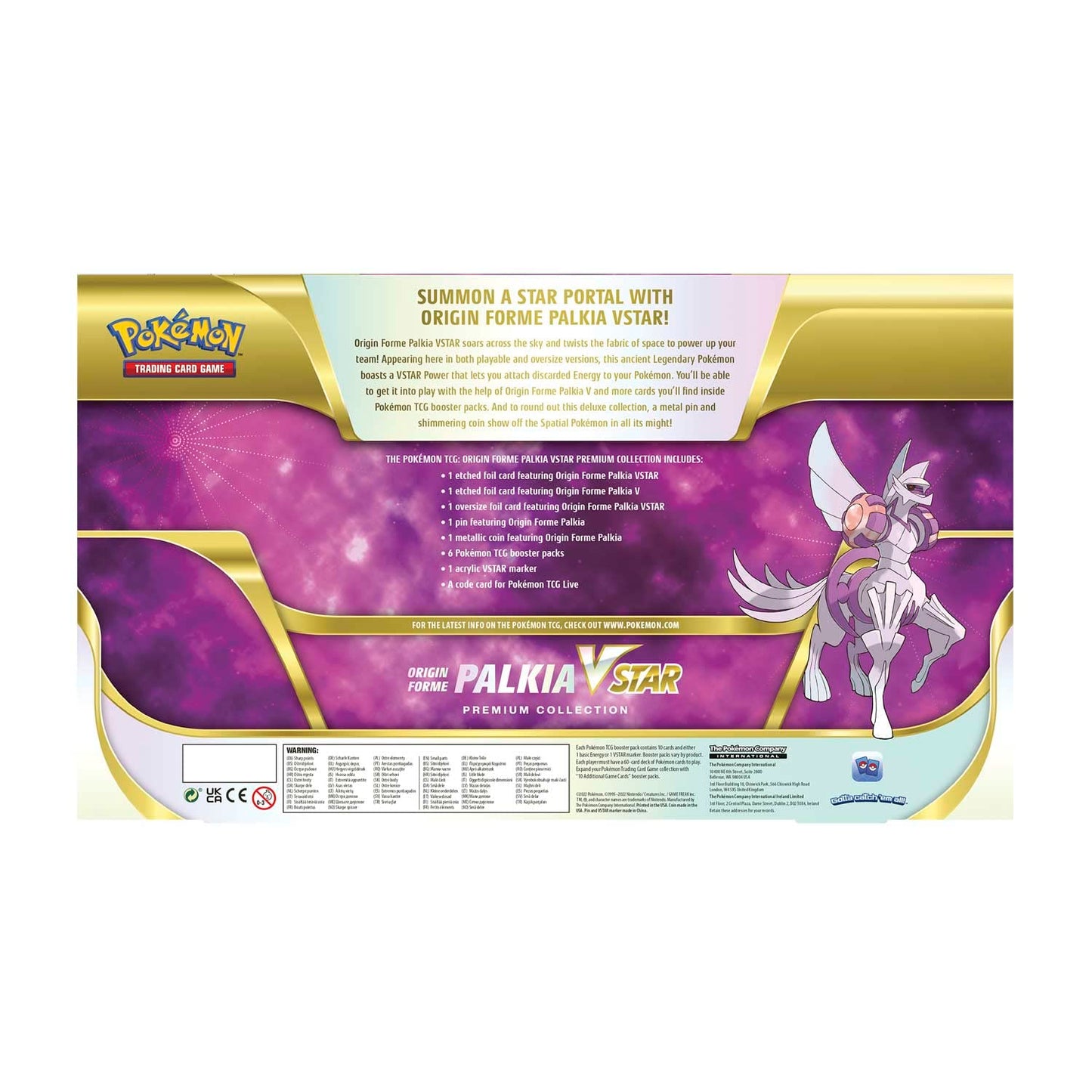 Pokemon TCG: Origin Forme Palkia VSTAR Premium Collection