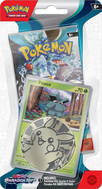 Pokemon TCG: Scarlet & Violet - Paradox Rift Checklane Blister Pack (Pineco)