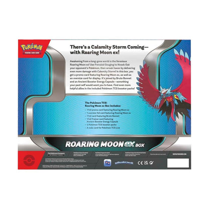 Pokemon TCG Roaring Moon/Iron Valiant Ex Box Trading Card Game Collectible 6y+