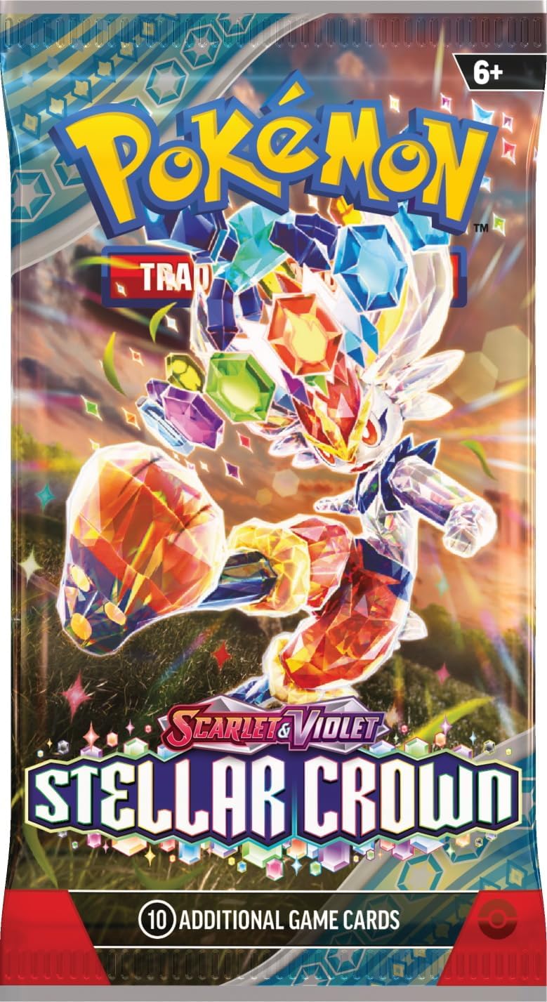 Pokemon TCG: Scarlet & Violet - Stellar Crown - Booster Pack (10 card pack)