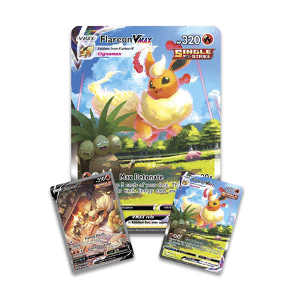 Pokemon Cards: Flareon VMAX Premium Collection Box