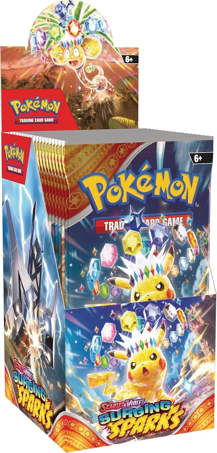 Pokemon TCG: Scarlet & Violet - Surging Sparks Booster Display (18 Booster Packs)