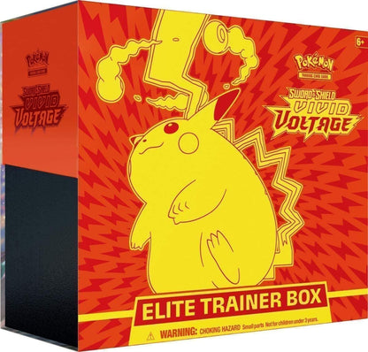 Pokemon Sword & Shield Vivid Voltage Elite Trainer Box - 8 Packs