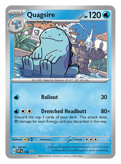 TCG: Scarlet & Violet - Surging Sparks 3-Pack Blister Ð Quagsire (3 Booster Packs & Foil Promo Card)