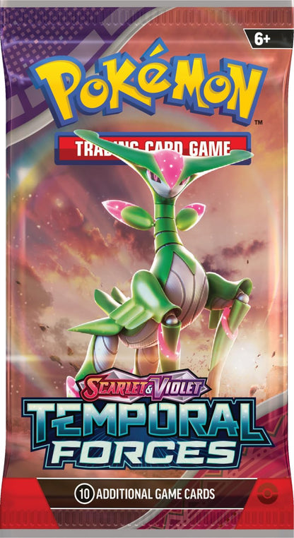 TCG: Scarlet & Violet - Temporal Forces Triple Pack - Cyclizar (3 Booster Packs & 1 Foil Promo Card)