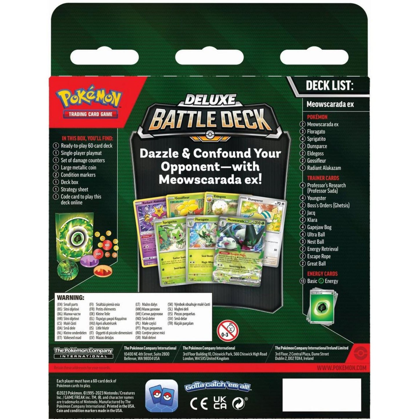 POKEMON TCG: DELUXE BATTLE DECK: Meowscarada